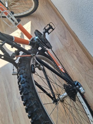 Bicicleta Montaña (MTB) Naranja/Negra