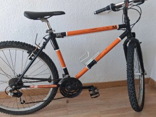 Bicicleta Montaña (MTB) Naranja/Negra
