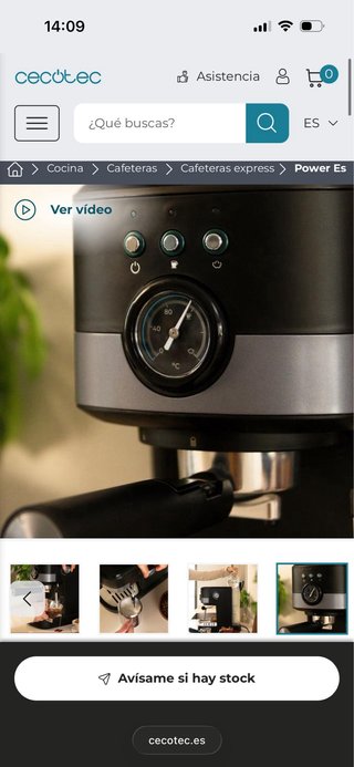 Cafetera Cecotec Power Espresso 20 Pecan Pro