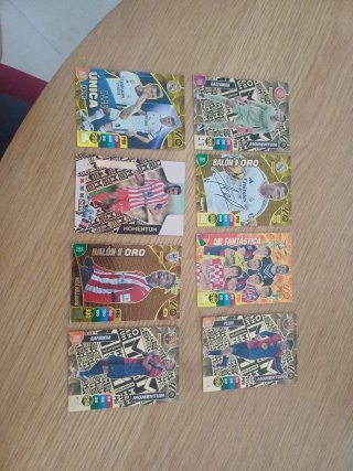 Colección cromos fútbol Momentum