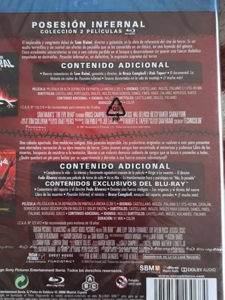 Posesión Infernal Blu-ray Colección 2 Películas