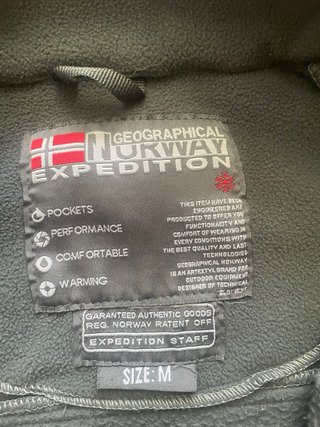 Forro Polar Geographical Norway Gris