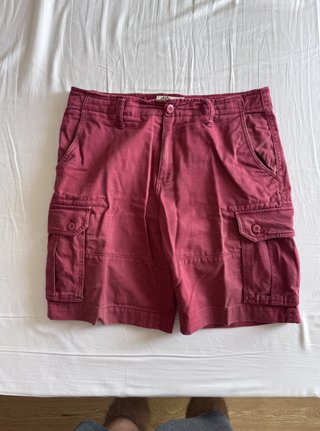 Bermudas cargo rojas Talla XL