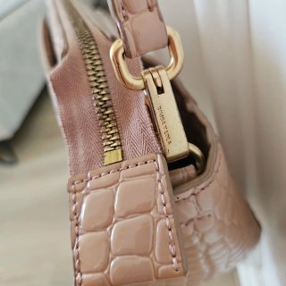Bolso Bimba y Lola rosa palo, Piel Cocodrilo