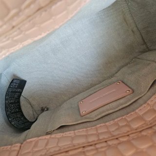 Bolso Bimba y Lola rosa palo, Piel Cocodrilo