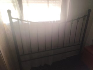 Cabecero de forja negro