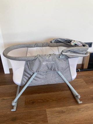 Moisés Cuna Kindercraft Gris