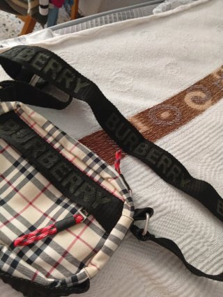 Bolso Burberry Beige Multicolor