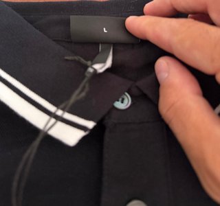 Emporio Armani Camisa Negra Talla L Nueva