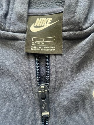 Sudadera Nike Azul con Cremallera