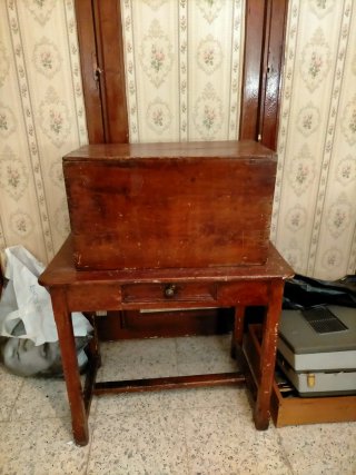 Máquina de coser antigua