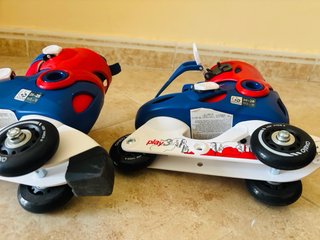 Patines Oxelo Talla 26-28. Set de 3 protectores.