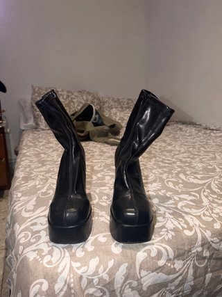 Botines negros plataforma 10cm T36
