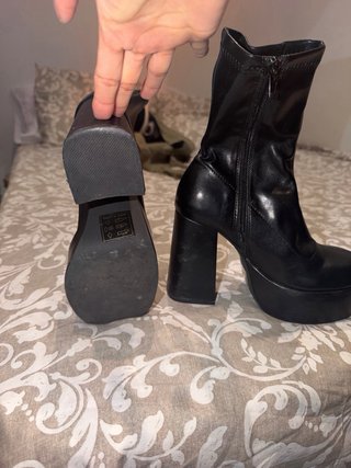 Botines negros plataforma 10cm T36