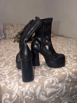Botines negros plataforma 10cm T36