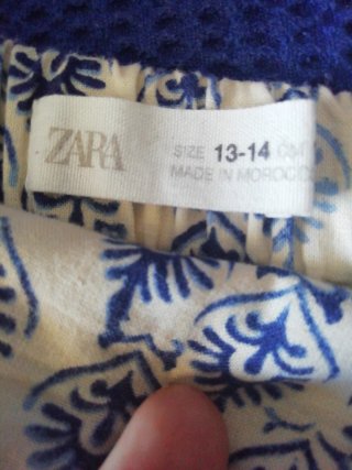 Minifalda Zara Talla XXS Estampada