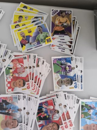 Lote 160 cromos Liga este panini sin repetir