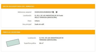 Terreno en venta en Ca n'Anglada en Terrassa