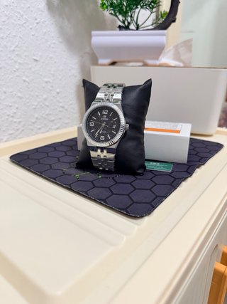 Reloj ZNIDS Hombre Negro y Plateado