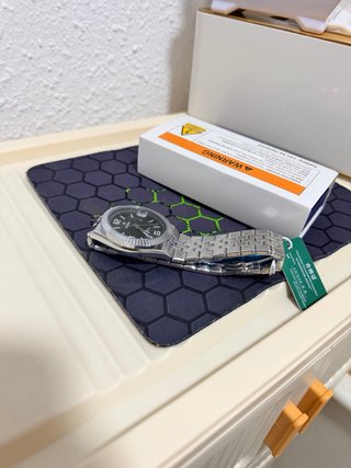 Reloj ZNIDS Hombre Negro y Plateado