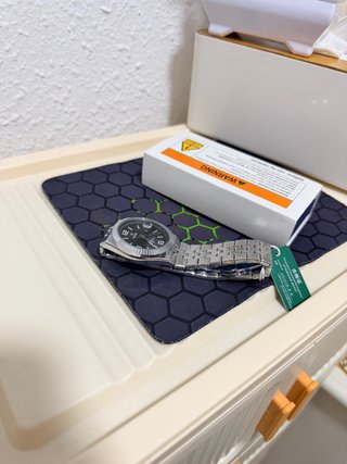 Reloj ZNIDS Hombre Negro y Plateado