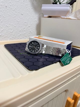 Reloj ZNIDS Hombre Negro y Plateado