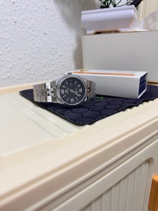 Reloj ZNIDS Hombre Negro y Plateado