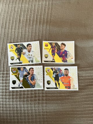 4 Cromos Panini La Liga Prime