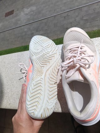 Zapatillas Asics Padel Mujer Rosa/Blanco