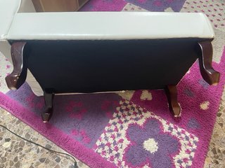 Diván / Chaise longue polipiel blanco