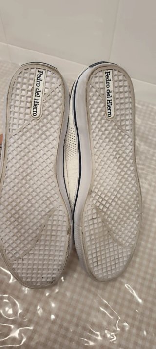Zapatillas Pedro del Hierro Lona Blanca Talla 45