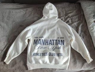 Sudadera Stradivarius Blanca