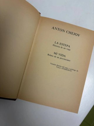 libro de cuentos de A.Chekhov edición de colección