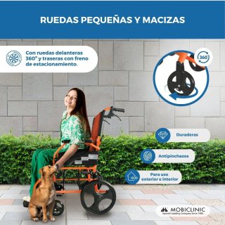 Silla de ruedas Mobiclinic. Como nueva.
