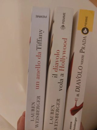 3 libri Lauren Weisberger Il diavolo veste Prada