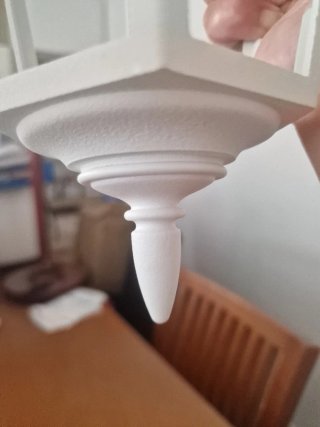 Farol de pared blanco