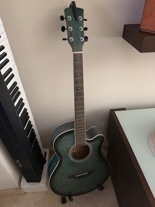 Guitarra Electroacústica Cutaway Verde
