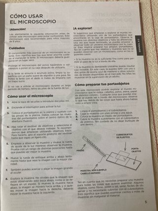 Microscopio Infantil 8+