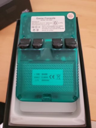 Consola R36S Verde transparente