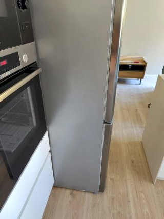 Nevera Beko Combi Aluminio 180cm