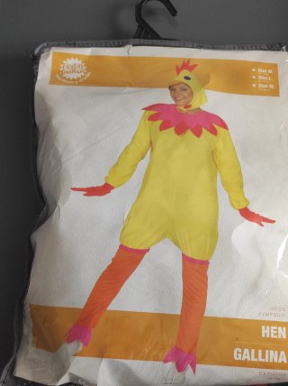 Disfraz de Gallina Talla l