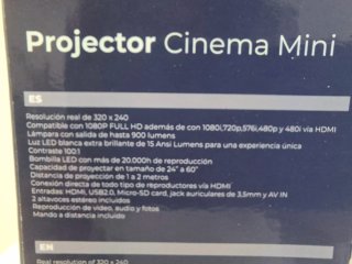 Proyector PRIXTON Cinema Mini 900 Lúmenes