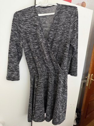 Vestido Mango gris talla XS
