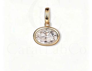 Collar Oro 18k con Diamante de 1ct