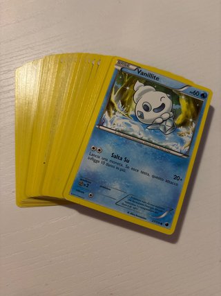 Lotto Carte Pokemon tipo acqua