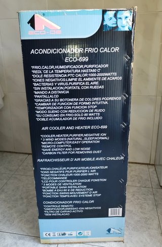 ACONDICIONADOR FRIO CALOR PORTÁTIL ECO-DE ECO-699