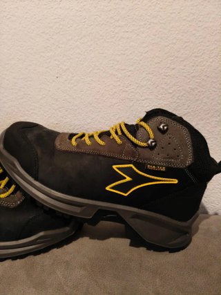 Botas de trabajo Diadora hombre negras/grises