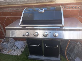 Barbacoa Gas 4 Fuegos Grande