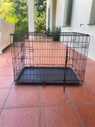 Jaula para perros/gatos negra