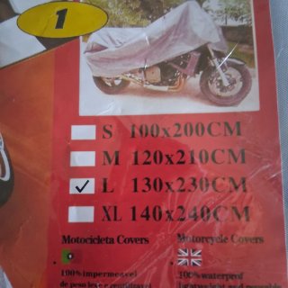 Funda Moto Talla L 130x230cm